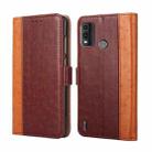 For Nokia G11 Plus Ostrich Texture Horizontal Flip Leather Phone Case(Brown) - 1