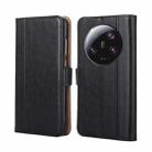 For Xiaomi 13 Ultra 5G Ostrich Texture Horizontal Flip Leather Phone Case(Black) - 1