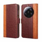 For Xiaomi 13 Ultra 5G Ostrich Texture Horizontal Flip Leather Phone Case(Brown) - 1