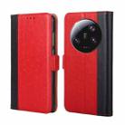For Xiaomi 13 Ultra 5G Ostrich Texture Horizontal Flip Leather Phone Case(Red) - 1