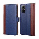 For Xiaomi Redmi Note 12S 4G Ostrich Texture Horizontal Flip Leather Phone Case(Blue) - 1