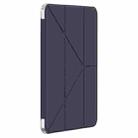 For iPad Air 11 2024 Mutural Deformation Stand Smart Leather Tablet Case(Dark Blue) - 2