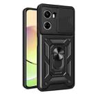 For Huawei nova 10 SE Sliding Camera Cover Design TPU+PC Phone Case(Black) - 1