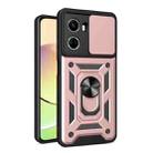 For Huawei nova 10 SE Sliding Camera Cover Design TPU+PC Phone Case(Rose Gold) - 1