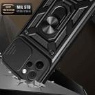 For Huawei nova Y61 Sliding Camera Cover Design TPU+PC Phone Case(Black) - 4