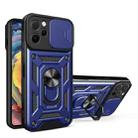 For Huawei nova Y61 Sliding Camera Cover Design TPU+PC Phone Case(Blue) - 1