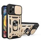 For Huawei nova Y61 Sliding Camera Cover Design TPU+PC Phone Case(Gold) - 1