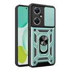 For Huawei nova 11i 4G Global Sliding Camera Cover Design TPU+PC Phone Case(Green) - 1