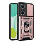 For Huawei nova 11i 4G Global Sliding Camera Cover Design TPU+PC Phone Case(Rose Gold) - 1