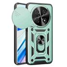 For Huawei nova 12i 4G Global Sliding Camera Cover Design TPU+PC Phone Case(Green) - 1