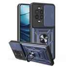 For Huawei nova 13 Pro Sliding Camera Cover Design TPU+PC Phone Case(Blue) - 1