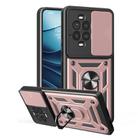 For Huawei nova 13 Pro Sliding Camera Cover Design TPU+PC Phone Case(Rose Gold) - 1
