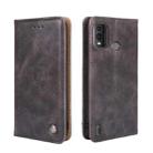 For Nokia G11 Plus Non-Magnetic Retro Texture Leather Phone Case(Grey) - 1