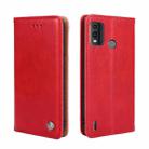 For Nokia G11 Plus Non-Magnetic Retro Texture Leather Phone Case(Red) - 1