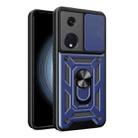 For OPPO Reno8 T 5G Sliding Camera Cover Design TPU+PC Phone Case(Blue) - 1