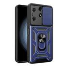 For Tecno Spark 10 Pro Sliding Camera Cover Design TPU+PC Phone Case(Blue) - 1