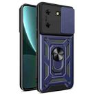 For Tecon Pova 5 Sliding Camera Cover Design TPU+PC Phone Case(Blue) - 1