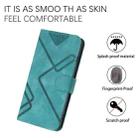For Xiaomi Redmi Note 8 Pro Line Pattern Skin Feel Leather Phone Case(Light Blue) - 5