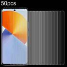 For Infinix Zero 30 50pcs 0.26mm 9H 2.5D Tempered Glass Film - 1