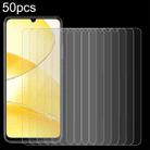 For Realme C61 / C61 India / Note 60 50pcs 0.26mm 9H 2.5D Tempered Glass Film - 1