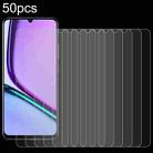 For Realme Narzo N61 50pcs 0.26mm 9H 2.5D Tempered Glass Film - 1