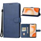 For Huawei nova Y91 Leather Phone Case(Blue) - 1