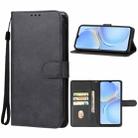 For Huawei Maimang A20 Leather Phone Case(Black) - 1