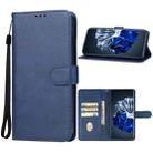 For Huawei Pura 70 Leather Phone Case(Blue) - 1