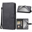 For Huawei Pura 70 Pro+ Leather Phone Case(Black) - 1