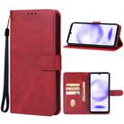 For Sharp Aquos Sense8 SH-54D Leather Phone Case(Red) - 1