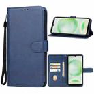 For Sharp Aquos Sense8 SHG11/SH-54D Leather Phone Case(Blue) - 1