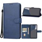 For Sharp Aquos wish4 Leather Phone Case(Blue) - 1