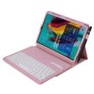 SA610 For Samsung Galaxy Tab S6 Lite 10.4 P610 & P615 (2020) / Tab S5e / T720 2 in 1 Detachable Bluetooth Keyboard + Litchi Texture Tablet Case with Stand & Pen Slot(Pink) - 1