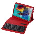 SA610 For Samsung Galaxy Tab S6 Lite 10.4 P610 & P615 (2020) / Tab S5e / T720 2 in 1 Detachable Bluetooth Keyboard + Litchi Texture Tablet Case with Stand & Pen Slot(Red) - 1