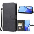 For Realme 11x Leather Phone Case(Black) - 1