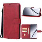 For Realme GT5 Pro Leather Phone Case(Red) - 1