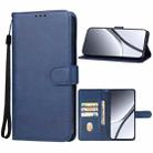 For Realme GT5 Pro Leather Phone Case(Blue) - 1