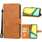For Realme C67 4G Leather Phone Case(Brown) - 1