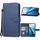 For Realme 12 Pro/12 Pro+ Leather Phone Case(Blue) - 1