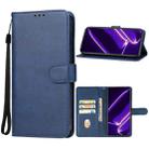 For Realme GT Neo6 SE Leather Phone Case(Blue) - 1