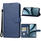 For Realme Narzo 70x Leather Phone Case(Blue) - 1