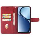 For Realme C63 Leather Phone Case(Red) - 3