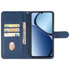 For Realme C63 Leather Phone Case(Blue) - 3