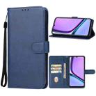 For Realme Narzo N61 Leather Phone Case(Blue) - 1