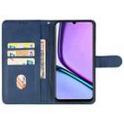 For Realme Narzo N61 Leather Phone Case(Blue) - 3