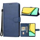 For Realme C61 India Leather Phone Case(Blue) - 1