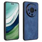 For Huawei Mate 60 Pro AZNS 3D Embossed Skin Feel Phone Case(Sapphire Blue) - 1
