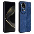 For Huawei nova 12 AZNS 3D Embossed Skin Feel Phone Case(Sapphire Blue) - 1