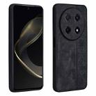 For Huawei Enjoy 70 pro AZNS 3D Embossed Skin Feel Phone Case(Black) - 1