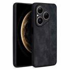 For Huawei Pura 80 5G AZNS 3D Embossed Skin Feel Phone Case(Black) - 1